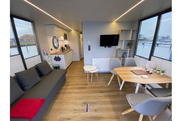 Hausboot Fjord Vela Mit Biosauna In Barth Exteriér fotografie